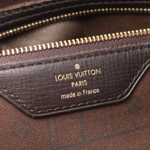 Louis Vuitton Neverfull MM Monogram Ideal Fuzan Dark Brown - Picture 3 of 8
